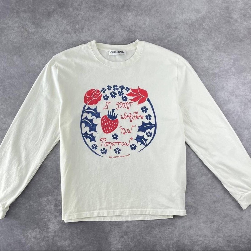[202] OUR LEGACY
GRAPHIC LONG SLEEVE TEE L Size